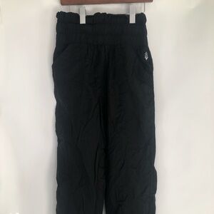 Free People - Black Warm-up Pants